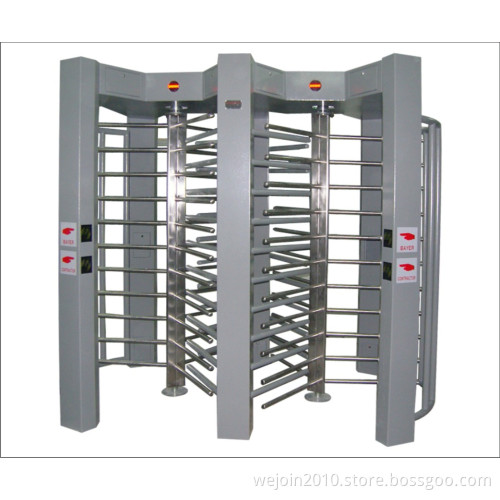 Full-Auto Full Height Cross Turnstile, Double Passageway